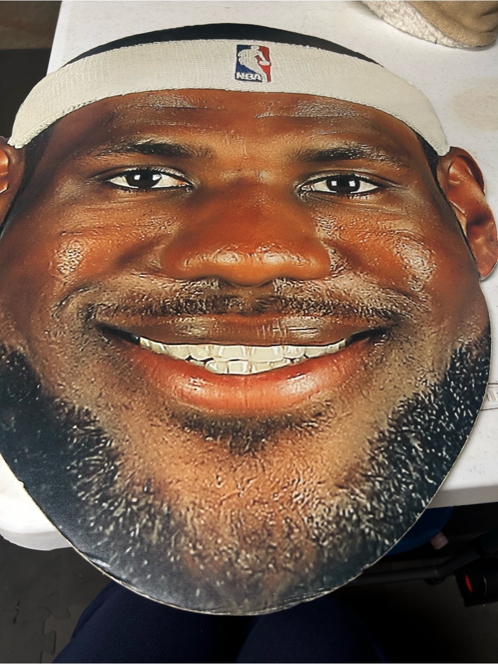 LeBron Face Cut Out